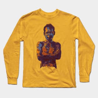 Defiant Khmer Man A Bong Thom Long Sleeve T-Shirt